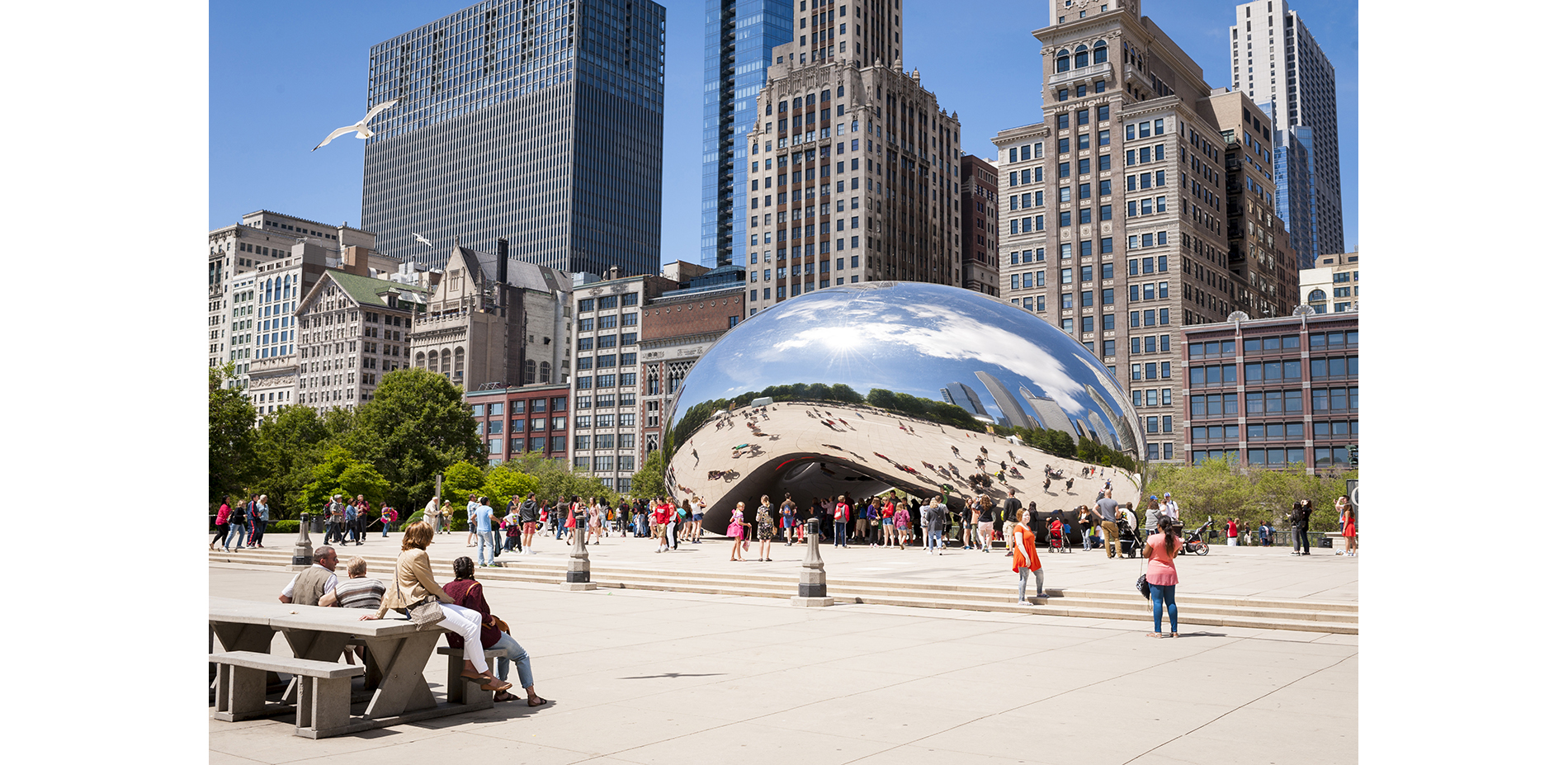 "Cloud Gate" by Anish Kapoor